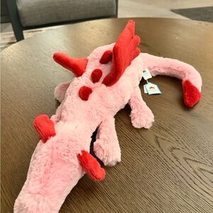 Jellycat my name is heart dragon ( large )